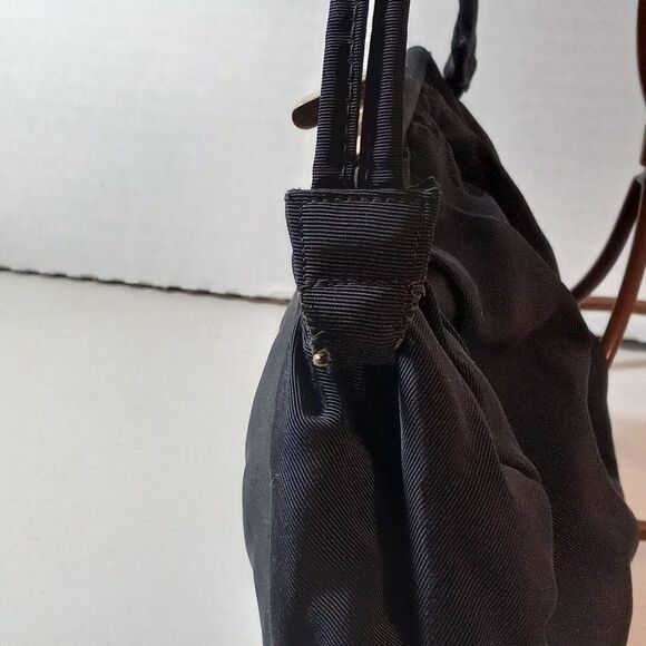 Vintage Blue Gold Tone Metal Lever Pin Wristlet/bag Cottagecore Grandmacore - Picture 14 of 14